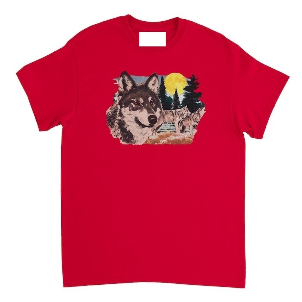 Napoleon Dynamite T-Shirt Retro Wolf Howling At Moon